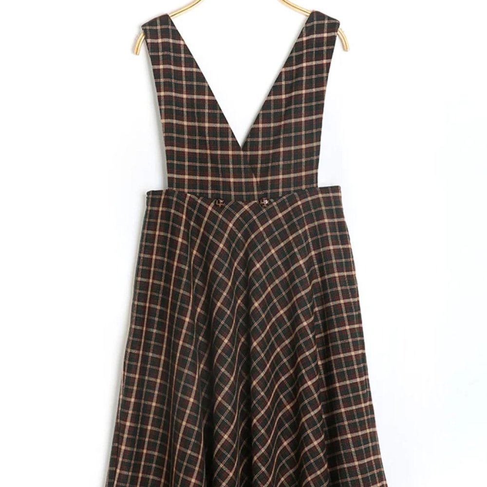 Miss Patina Serpentine Pinafore Dress